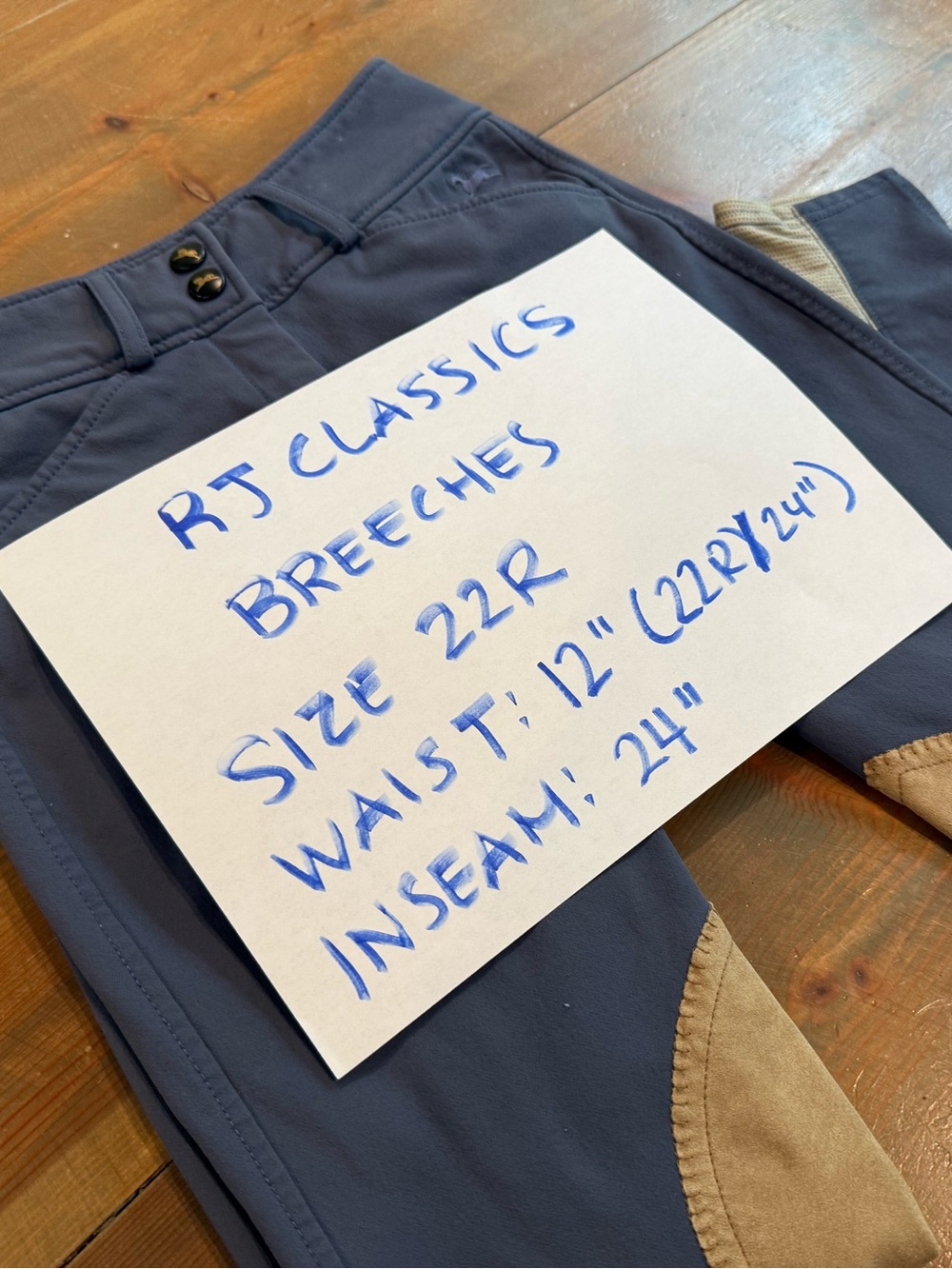 RJ Classics Navy Breeches